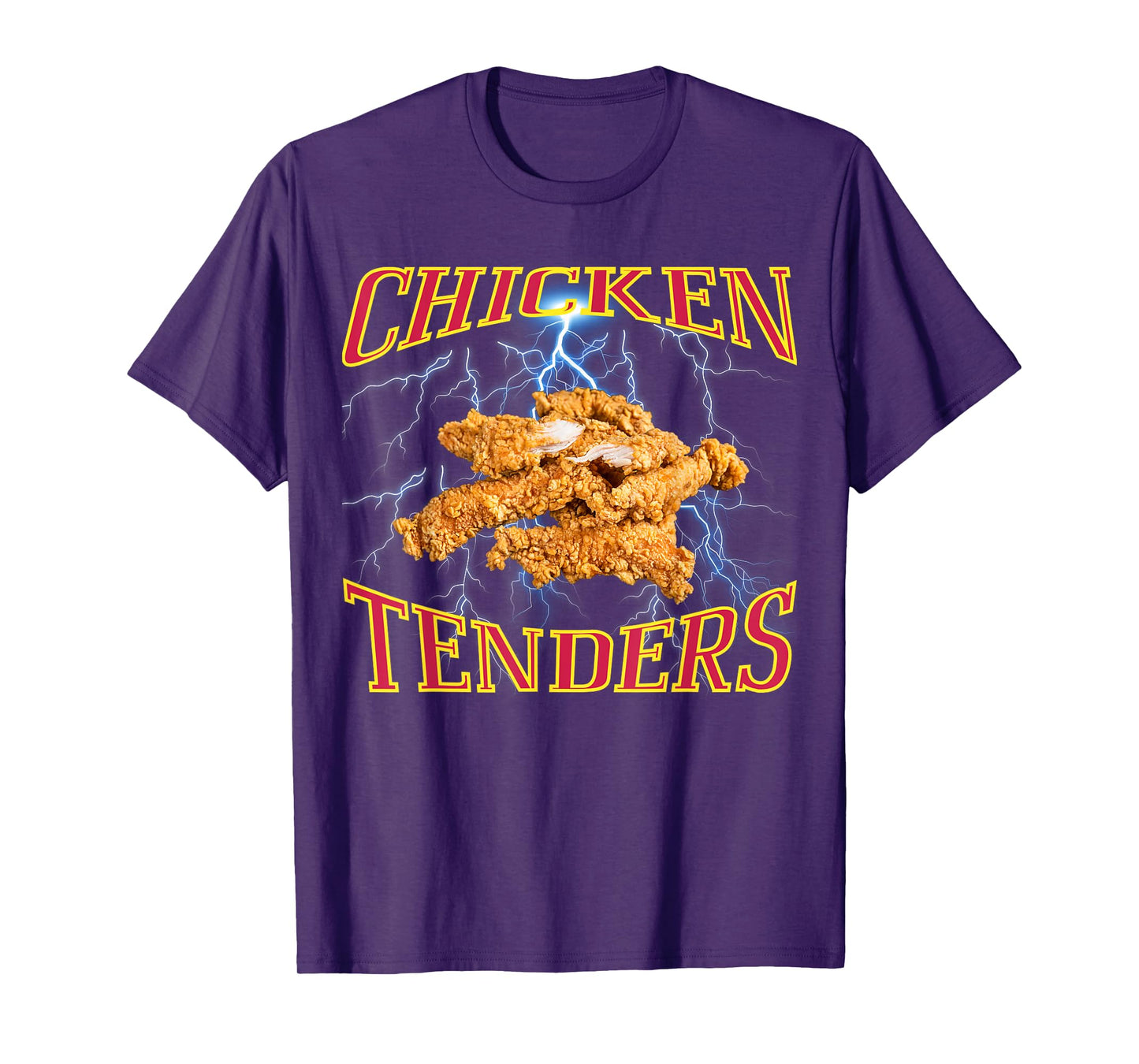 Chicken Tenders Funny Heavy Metal, Rap Bootleg Style Retro T-Shirt