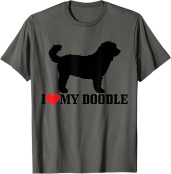 Goldendoodle I Love My Doodle Labradoodle Golden Doodle Dog Men Women Girls Kids T-Shirt