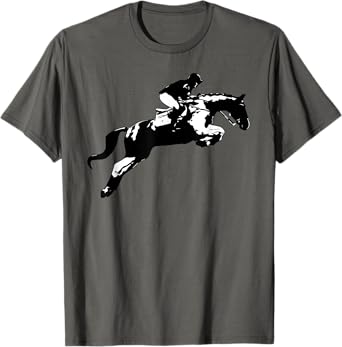 Cute English Riding Hunter Jumper Girl Riding Horse Gift T-Shirt
