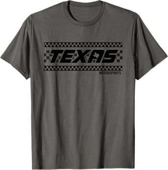 Checker Flag Texas Motorsport Racing Texas Pride Speedway T-Shirt