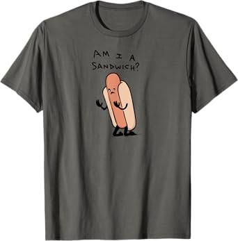 Threadless Nathan W. Pyle Am I A Sandwich? Graphic T-Shirt
