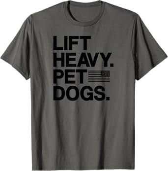 Henley Graphic Gym Shirts and Apparel Unisex-Kids Dog Lovers Fitness Enthusiasts Classic Fit Round Neck Short Sleeve Grey T-Shirt Small
