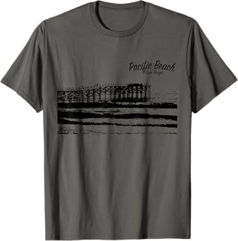 Pacific Beach Pier Men Women T-Shirt