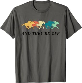 Funny Horse Racing Jockey Racer Derby Rider Track Race Gifts T-Shirt