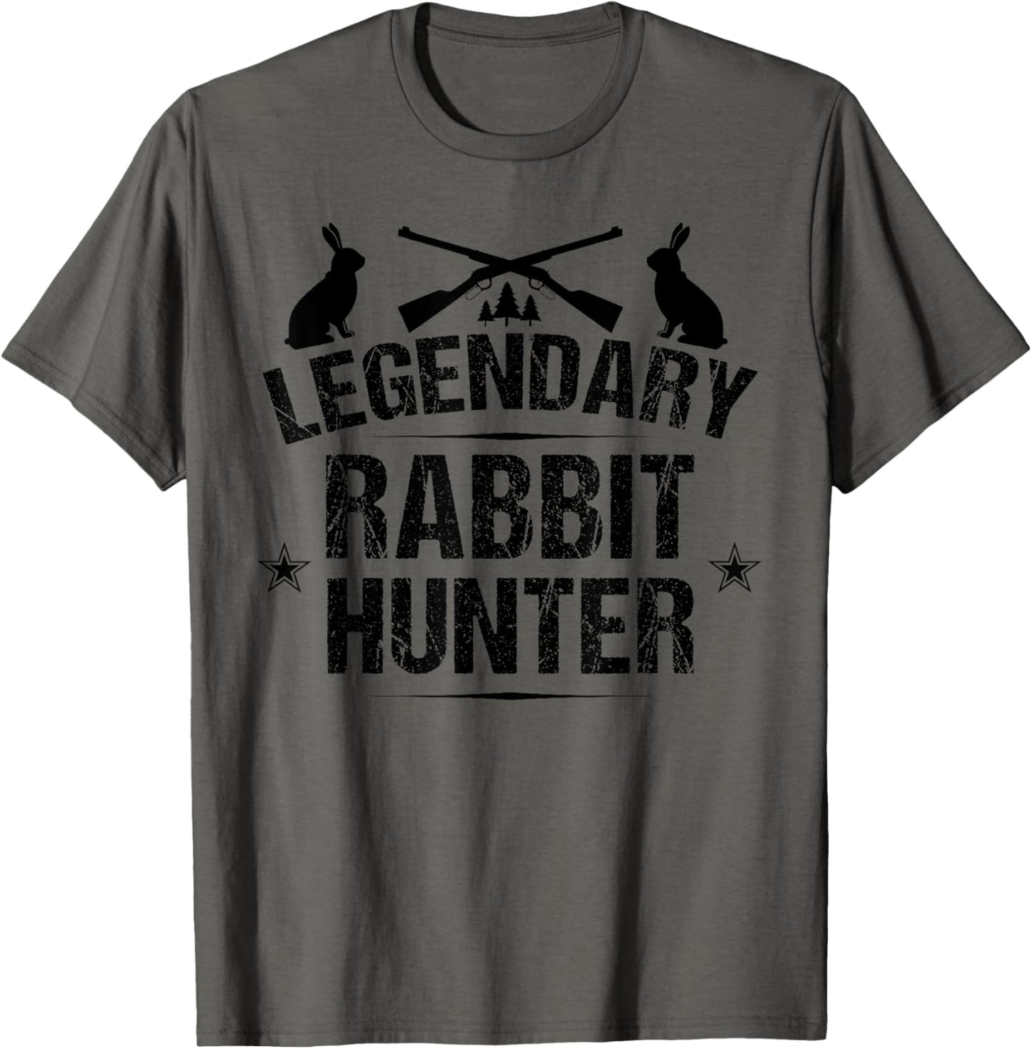 Funny Rabbit Hunting Gift Cute Proud Legendary Rabbit Hunter T-Shirt