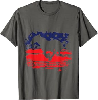 Midwest Horse Fair Red/White/Blue Flag T-Shirt