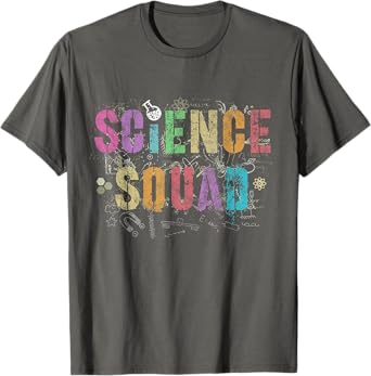 Vintage SCIENCE SQUAD Technology Dept Teacher Team STEAM T-Shirt