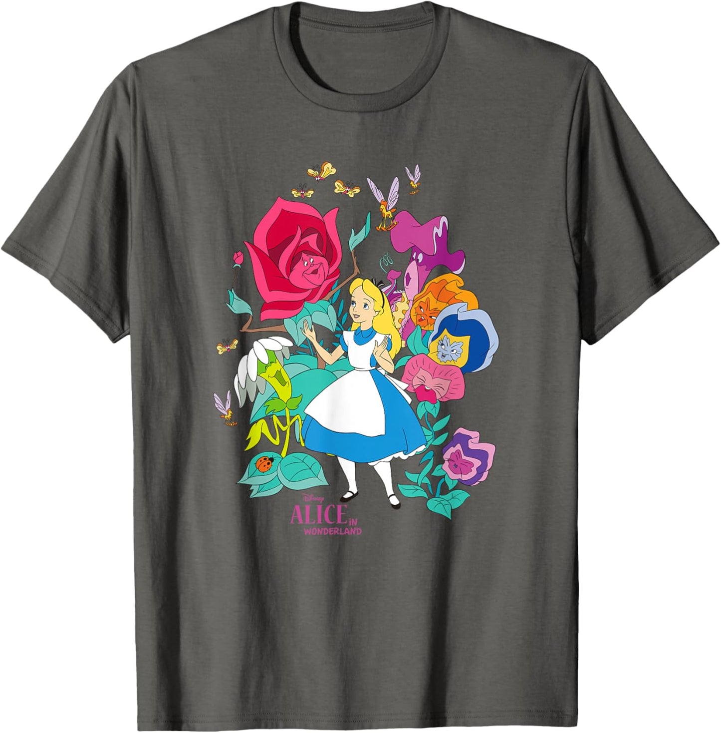 Disney Alice in Wonderland Wildflower Forest T-Shirt