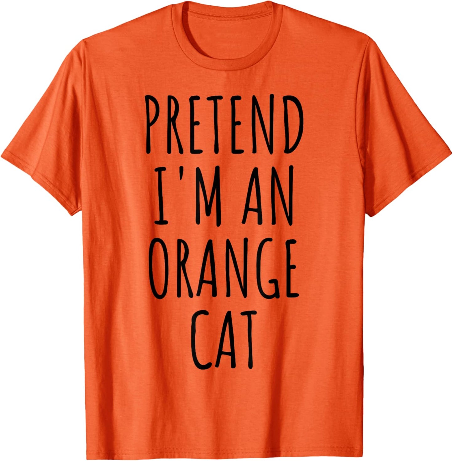 Pretend I'm An Orange Cat Halloween Costume T-Shirt