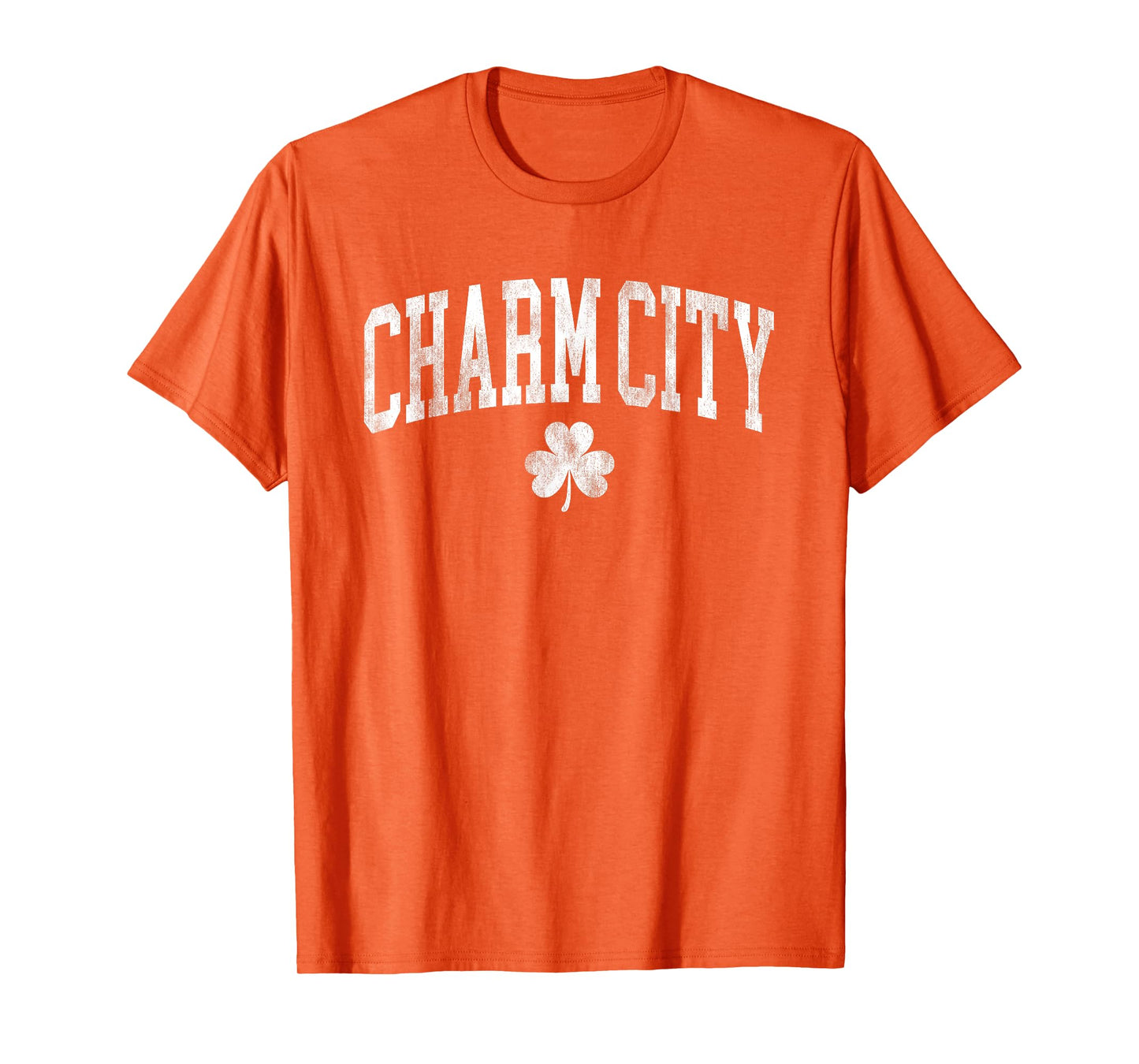 Charm City Baltimore Maryland St Patricks Day Clover green T-Shirt