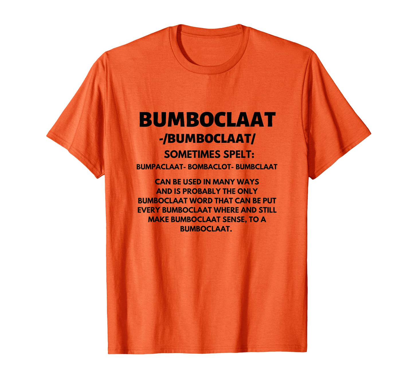 Bumboclaat Definition Funny Jamaican Jamaica Slang Flag T-Shirt