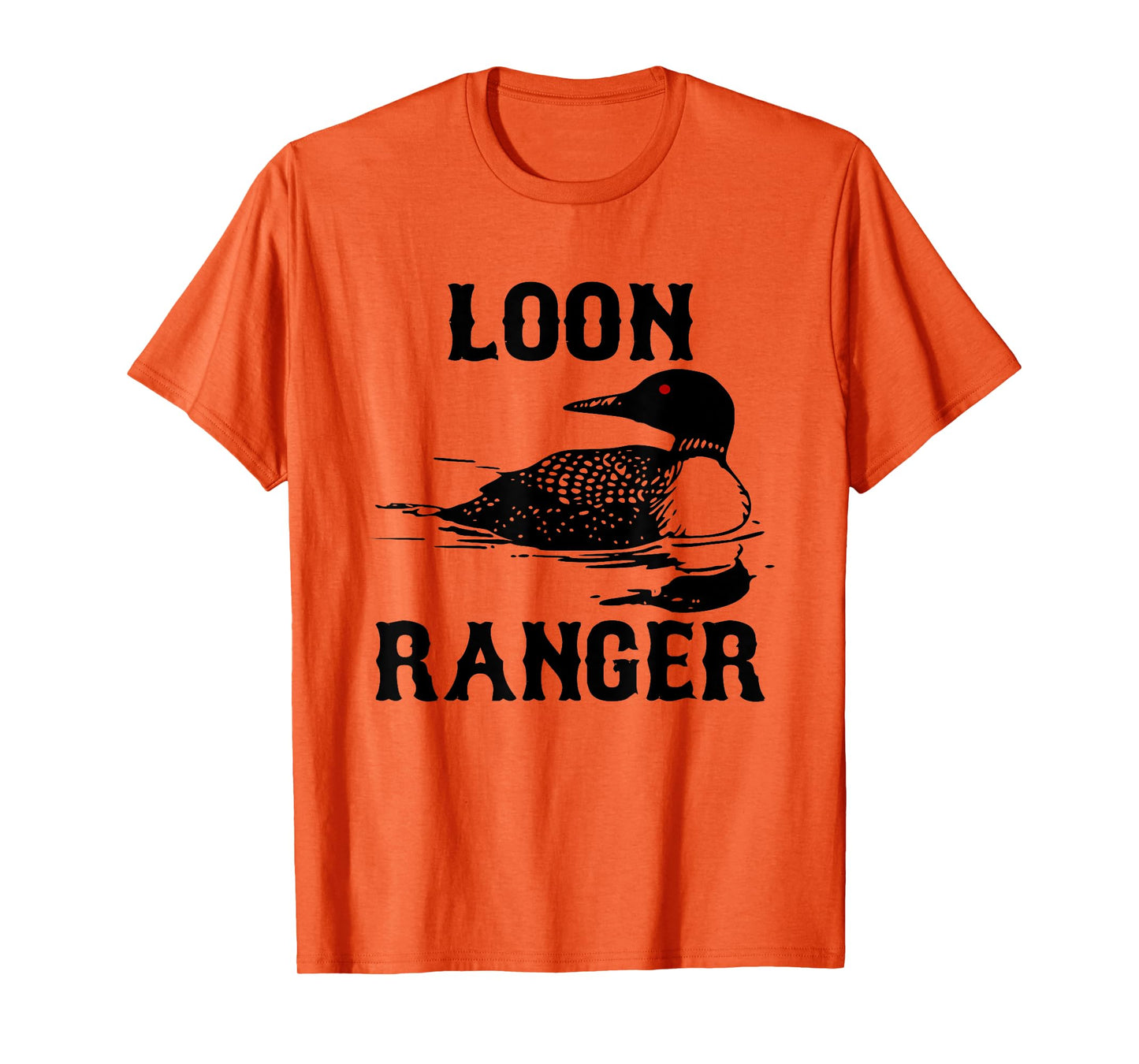 Loon Ranger Shirt Funny Common Loon TShirt Bird Watching Tee T-Shirt