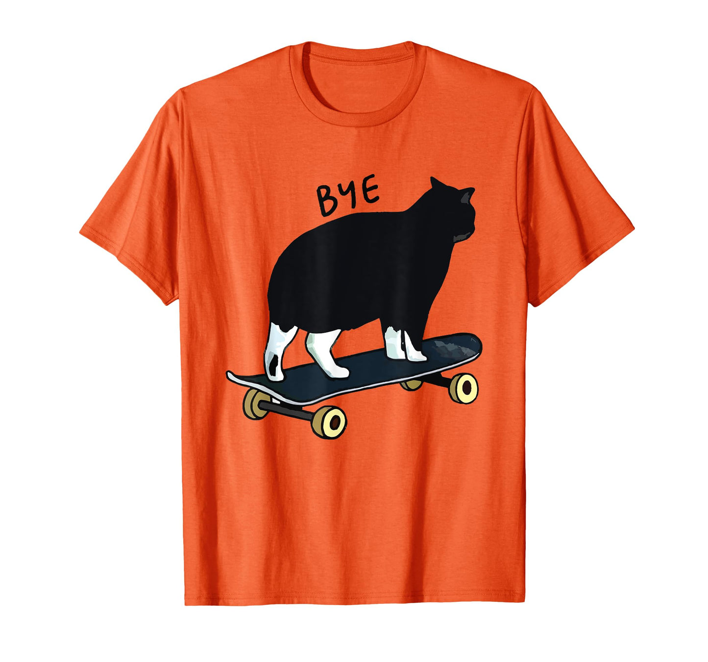 cat on skateboard cool skateboarding cat lover mom dad funny T-Shirt for Men Women