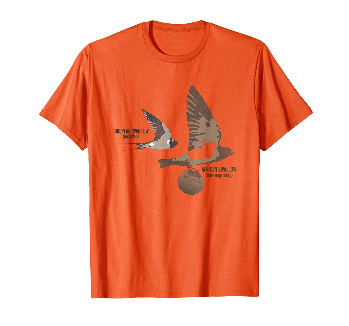 Funny Animal European Swallow African Swallow T-Shirt