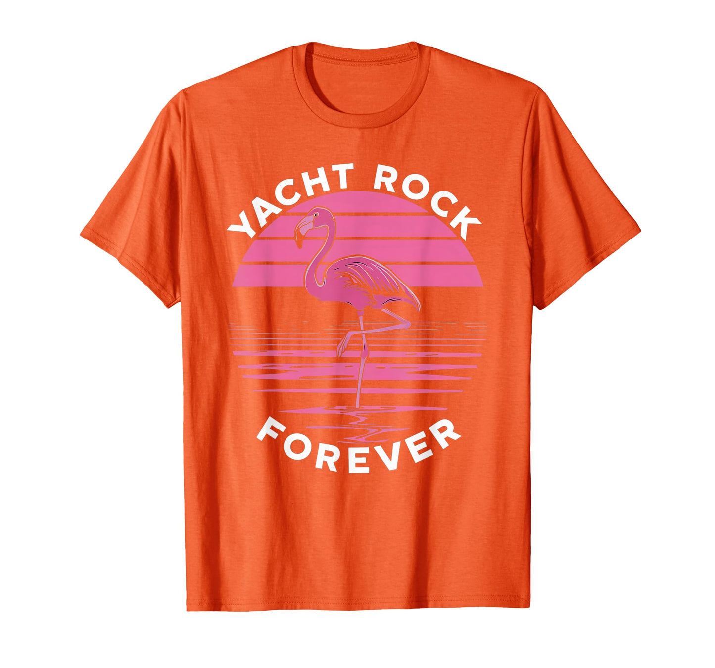 Yacht Rock Forever: Cool Flamingo Design for Yacht Fans T-Shirt