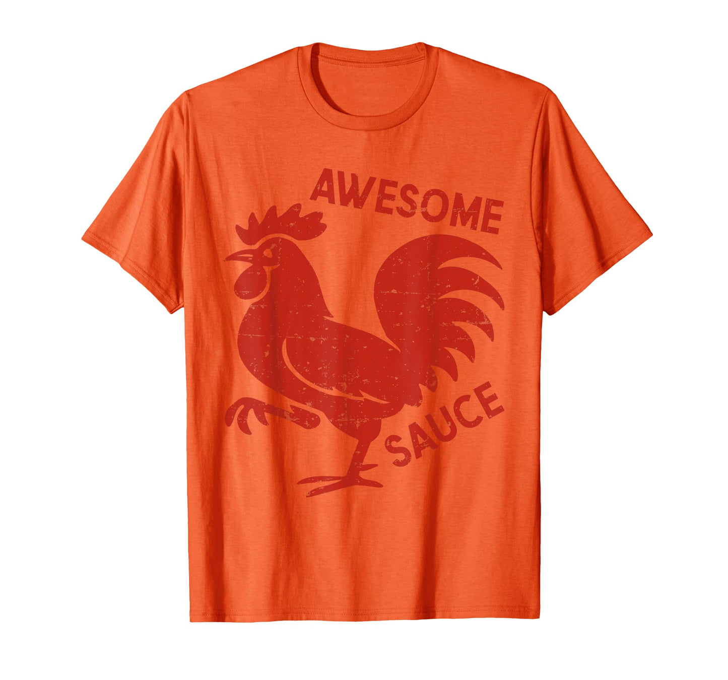 Awesome Sauce with Picture of Rooster Funny T-Shirt