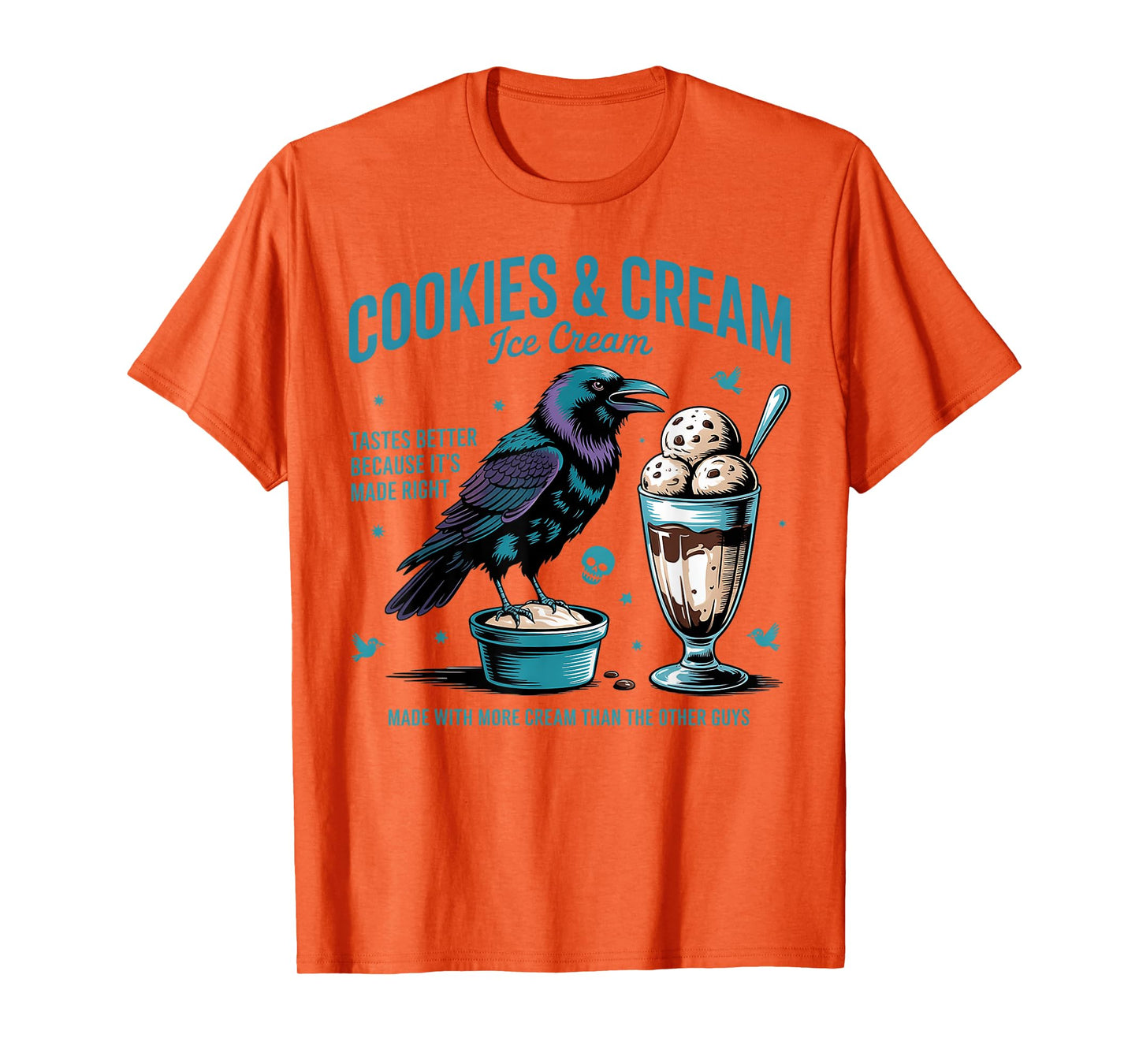 Cookie & Cream Ice Cream Tees, Butcher Blackbird T-Shirt