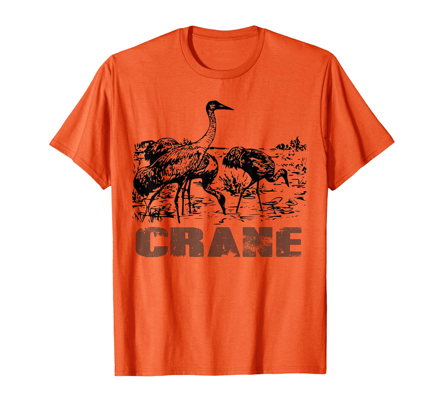 Whooping Crane Bird Art T-shirt Men Women Kids Boys Girls T-Shirt