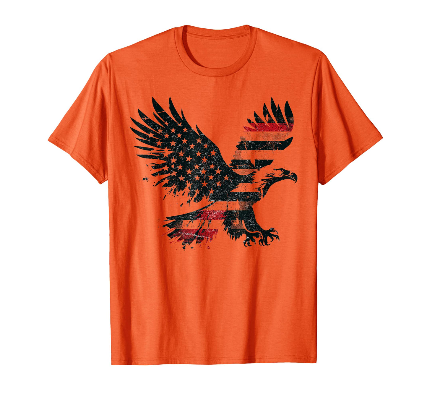 Bald Eagle Mullet Merica American Flag Patriotic 4th Of July T-Shirt for Women Men
