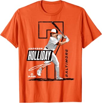 Jackson Holiday | Baltimore Baseball Players | MLBHOL3002 T-Shirt
