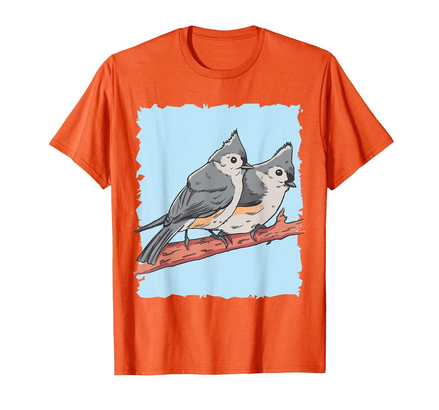 Cute Tufted Titmice Gift for Titmouse Lovers T-Shirt