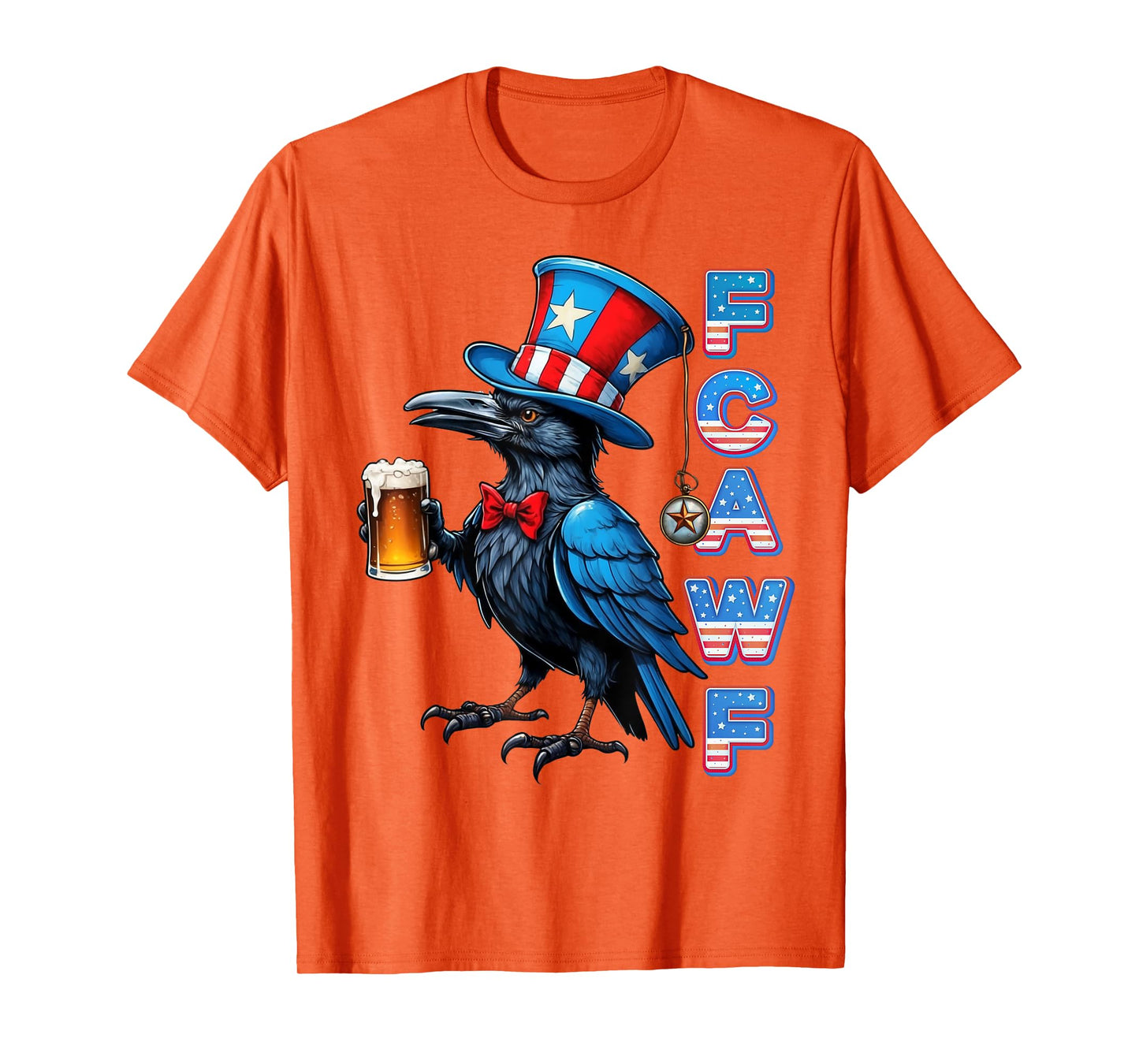 Black Crow, F-Caw-F Funny Black Bird T-Shirt