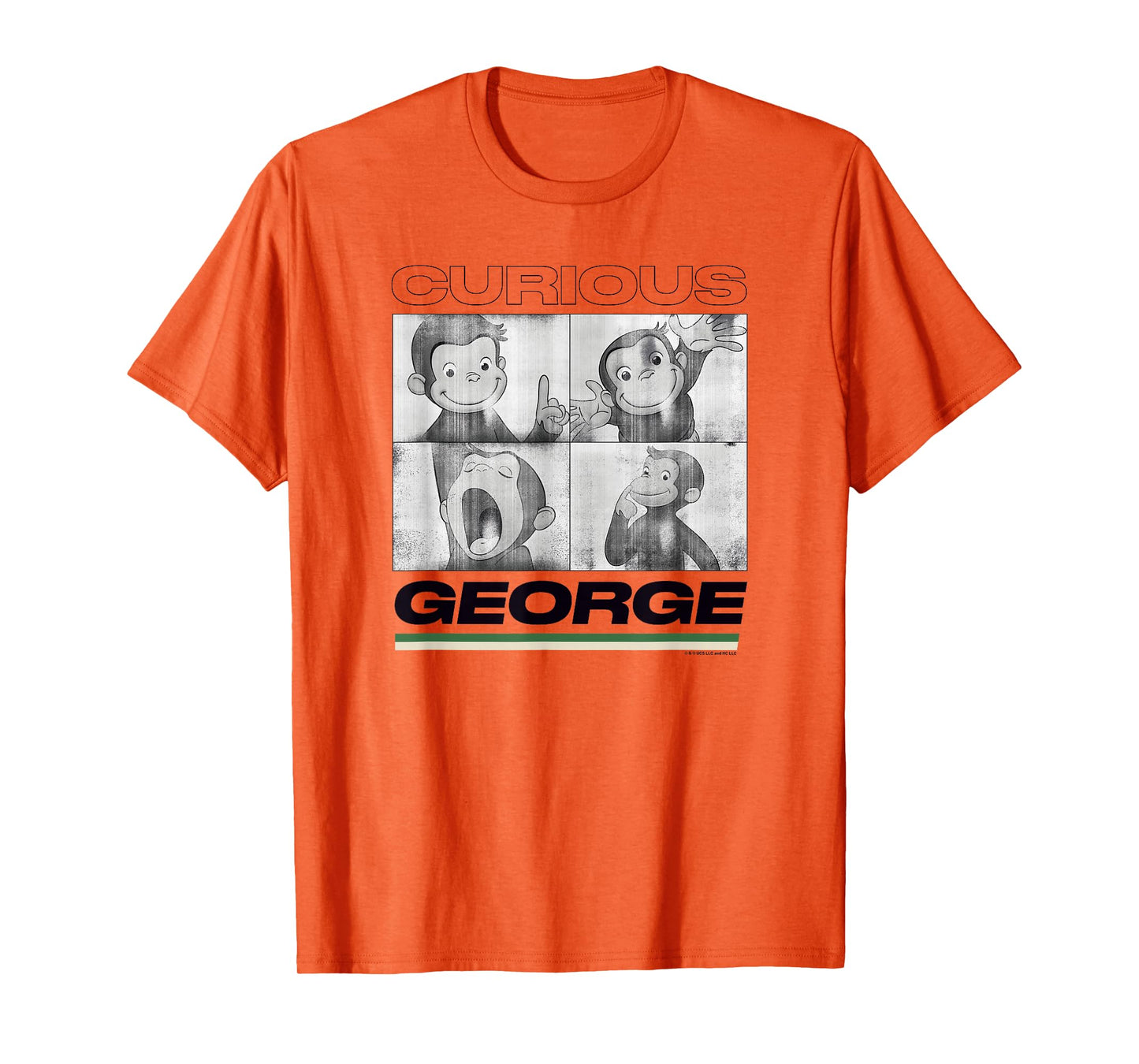 Curious George Vintage George Photo Box Up T-Shirt