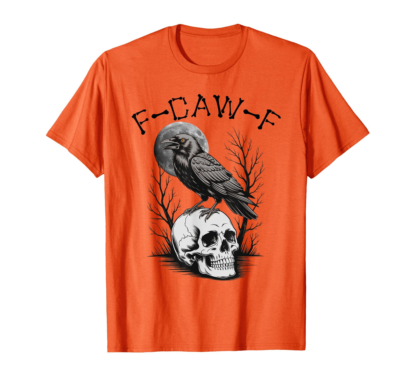 Black Crow, F-Caw-F Funny Black Bird T-Shirt