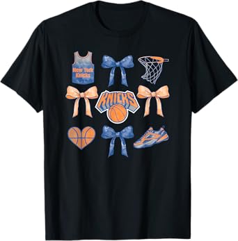 NBA New York Knicks Bow Grid T-Shirt