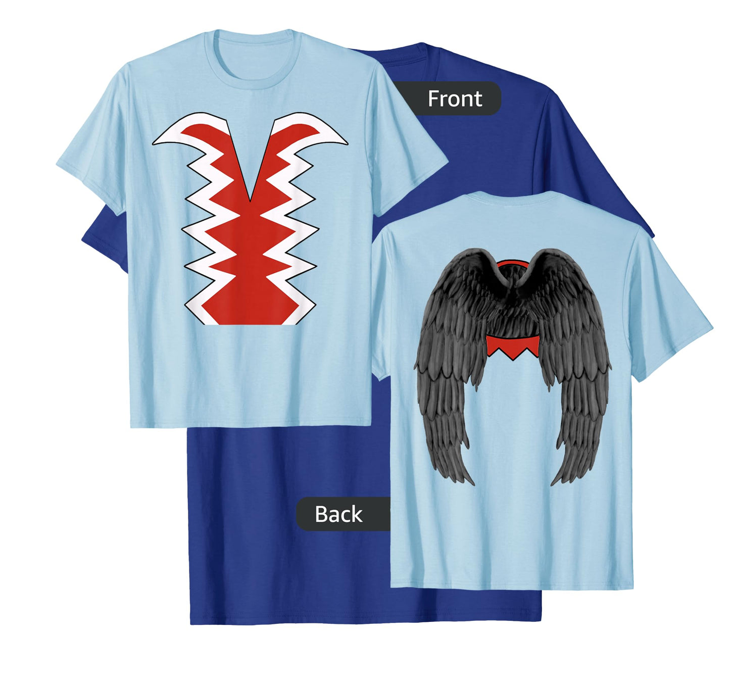 (Wings on Back) Flying Monkeys Costume Oz Halloween Costume T-Shirt