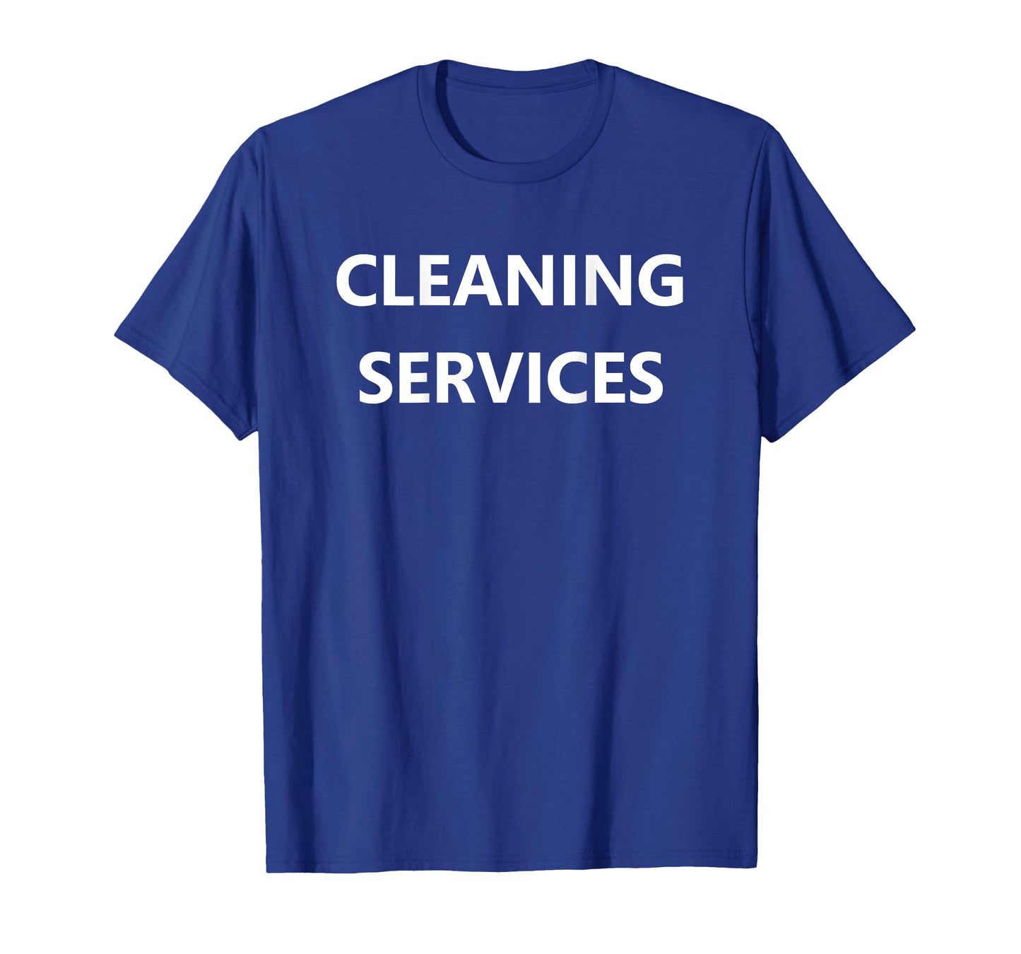 Cleaning Sanitary Sanitation Costume Uniform (BACK PRINTED) T-Shirt