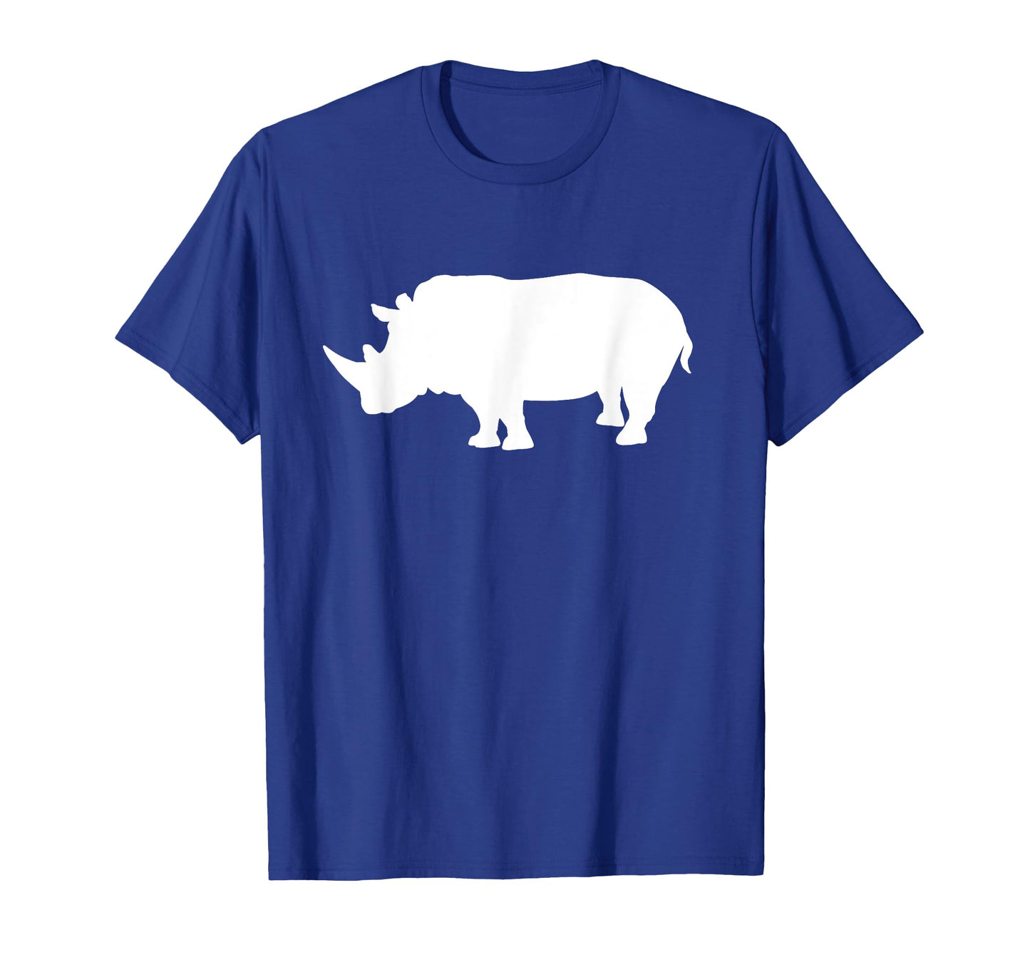 Rhino Shirt White Print - Rhino T Shirt T-Shirt