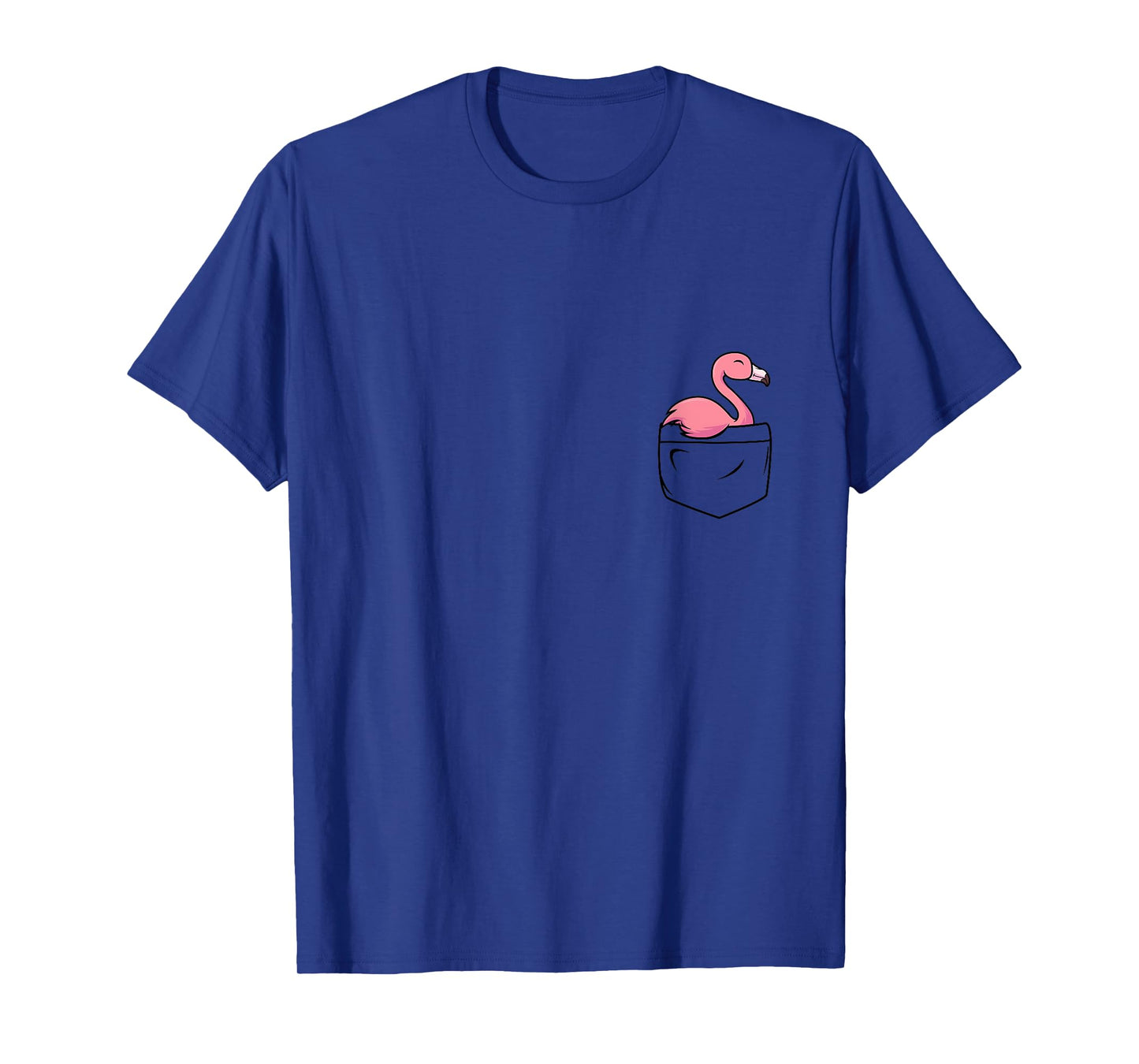 Pocket Flamingo Funny Cute Bird in your Pocket T-Shirt