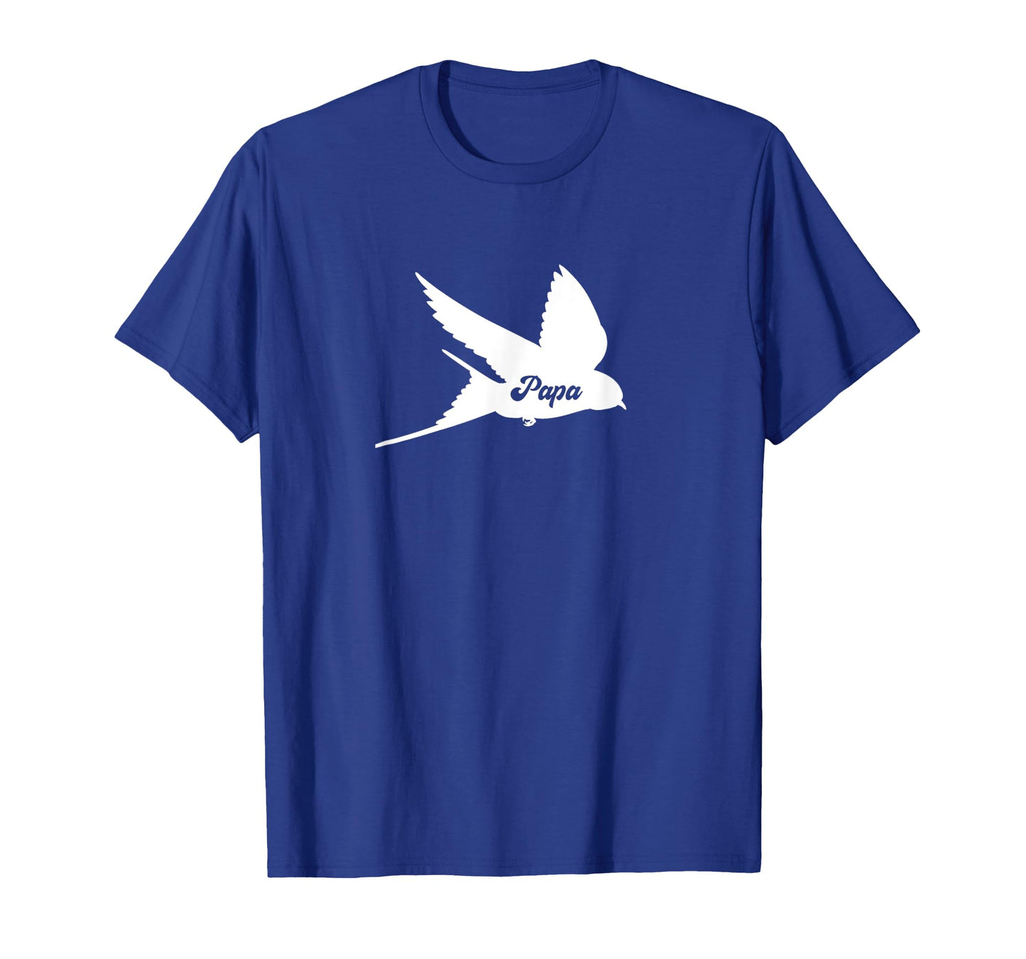Mens Papa Humming Bird Dad Funny Family Matching T-Shirt