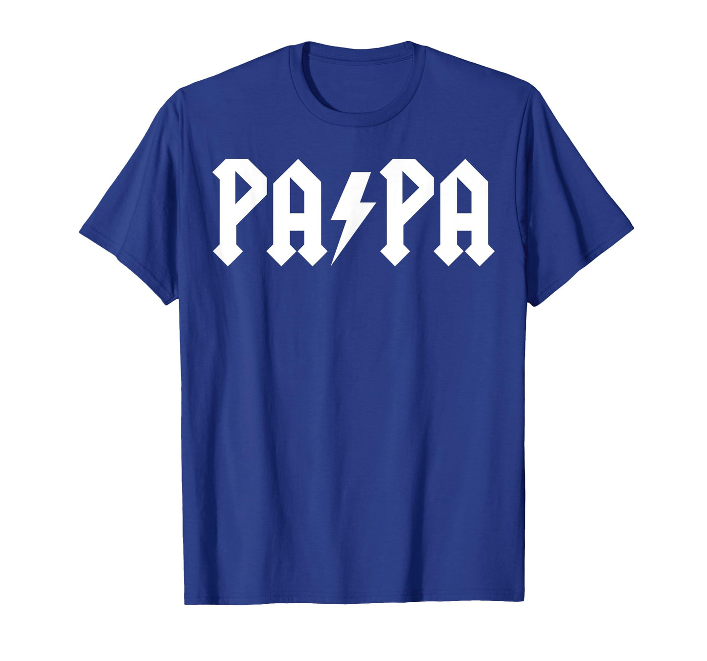 Men Rock PAPA Father's day Gift Funny Rock Metal band Humor T-Shirt