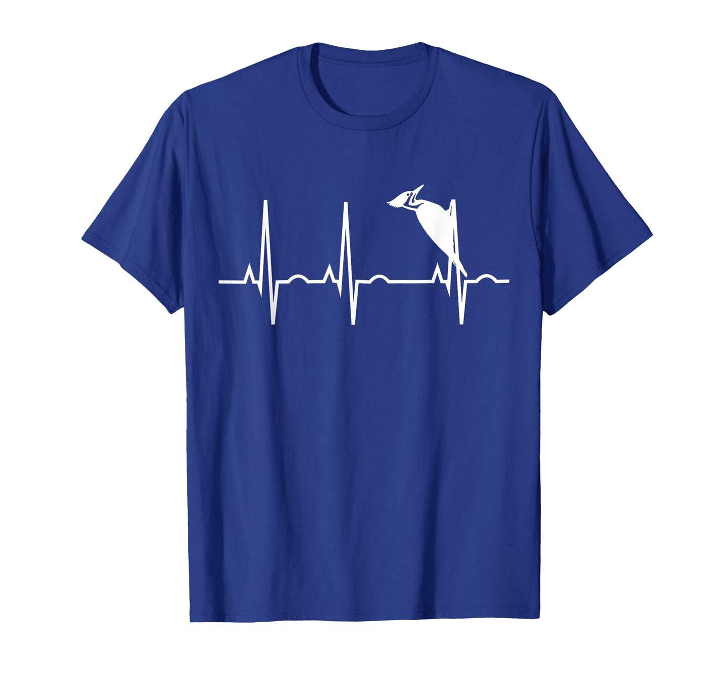Pileated Woodpecker Shirt - Bird Lover Heartbeat Gift T-Shirt