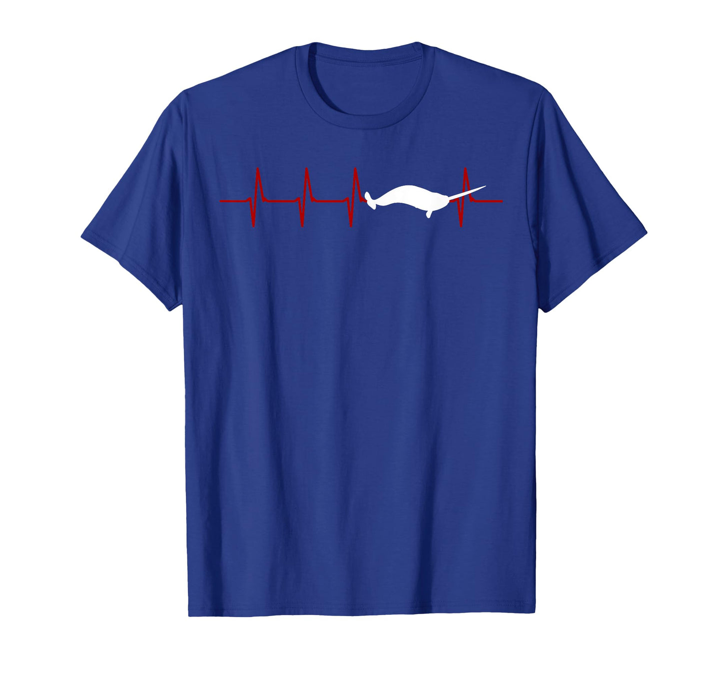 Narwhal Heartbeat Oceanologist Sea Animal Whale Ocean T-Shirt