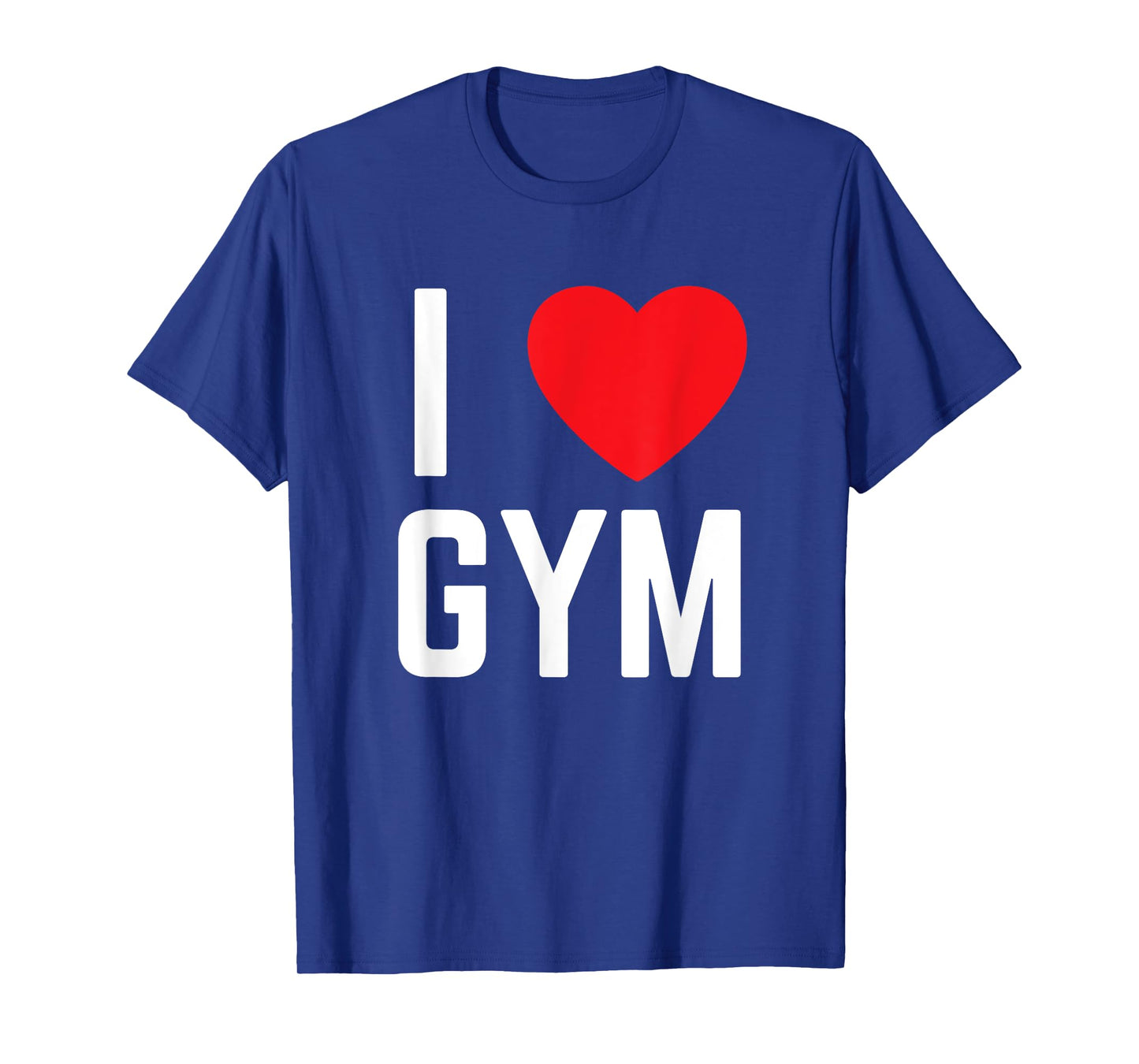 I heart gym I love gym fitness workout exercise T-Shirt