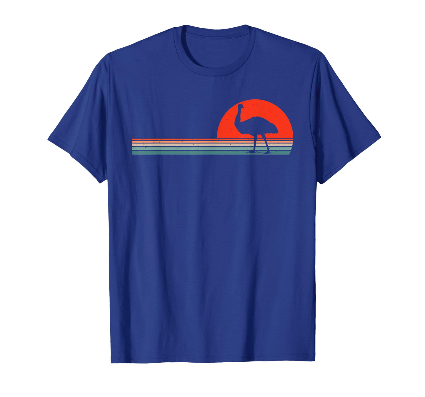 Cool Retro Emu Bird Lover Australian Animal T-Shirt