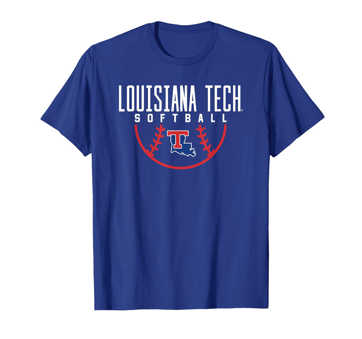 Louisiana Tech Bulldogs Softball Arch T-Shirt