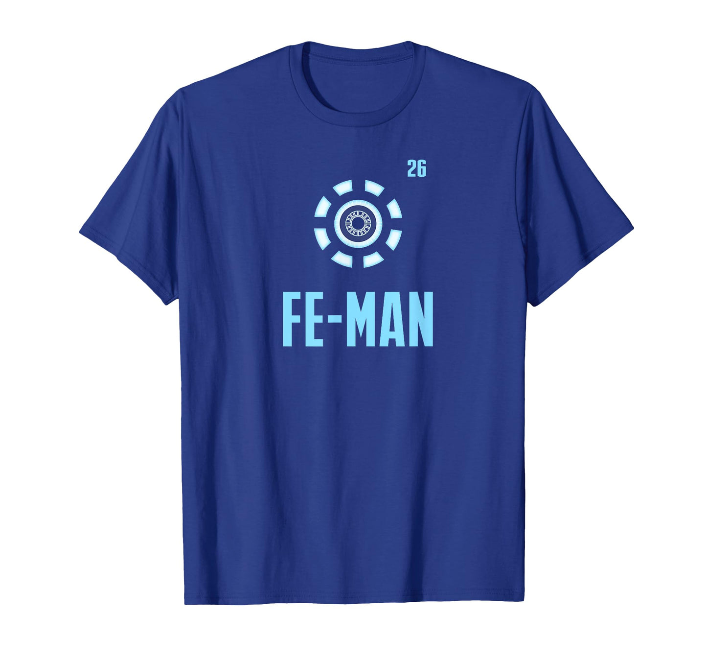 Fe Man Iron Man Funny Science Chemistry T-Shirt