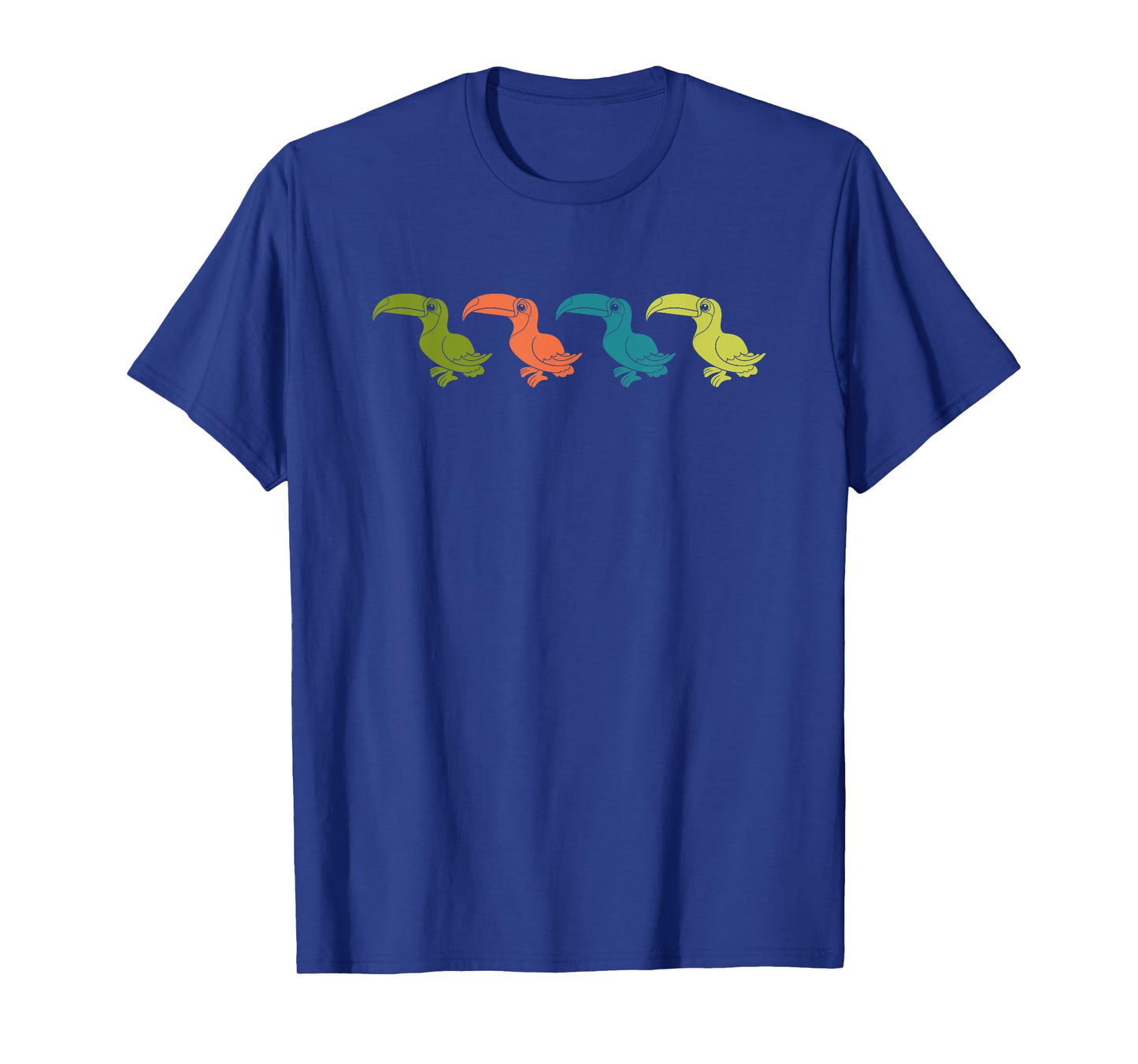 Retro Exotic Bird Tropical Toucan T-Shirt