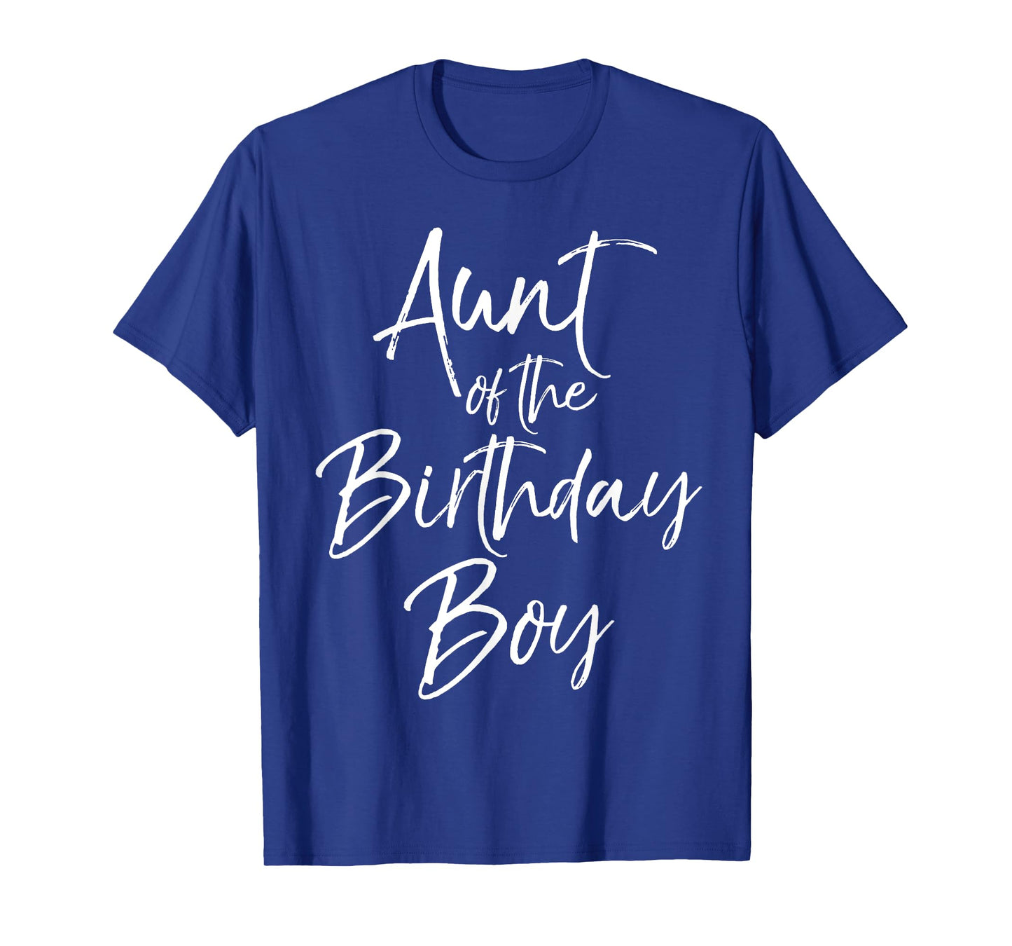 Aunt of the Birthday Boy Shirt for Women Auntie Party Tee T-Shirt
