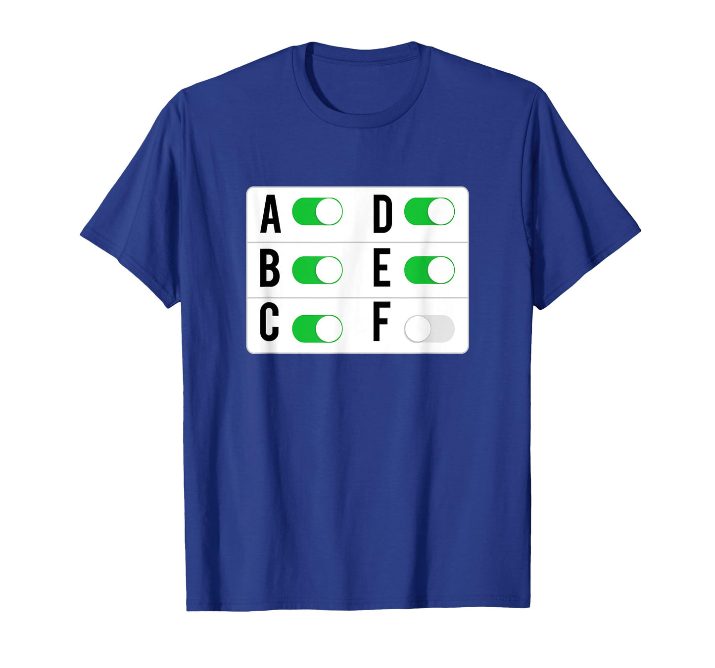 Fuck Off Button T-Shirt | Funny Offensive Sayings Graphic T-Shirt