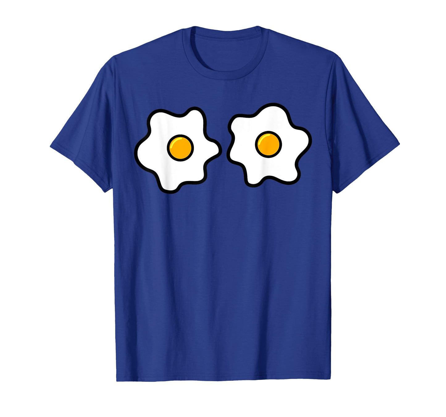 Funny Egg Boobs, Fried Egg Lovers Egg Eyes Halloween Costume T-Shirt