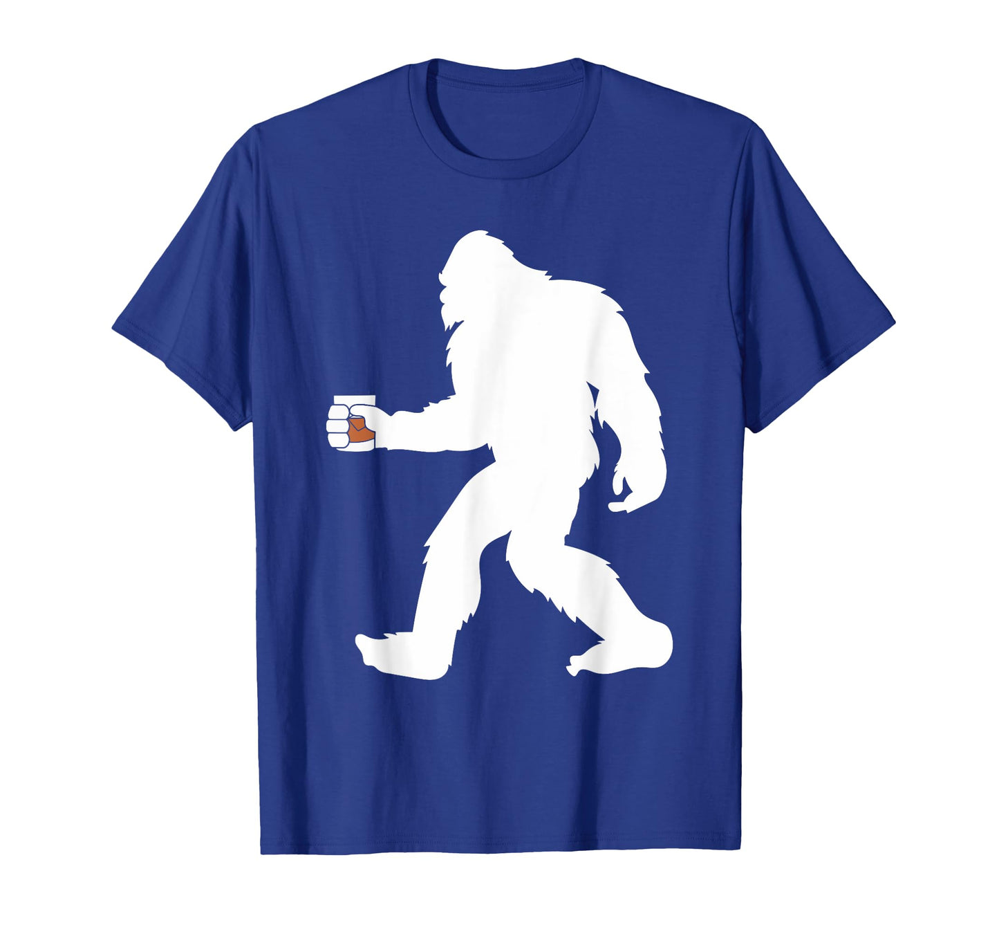 Bourbon Whiskey Drinking Bigfoot Sasquatch T-Shirt