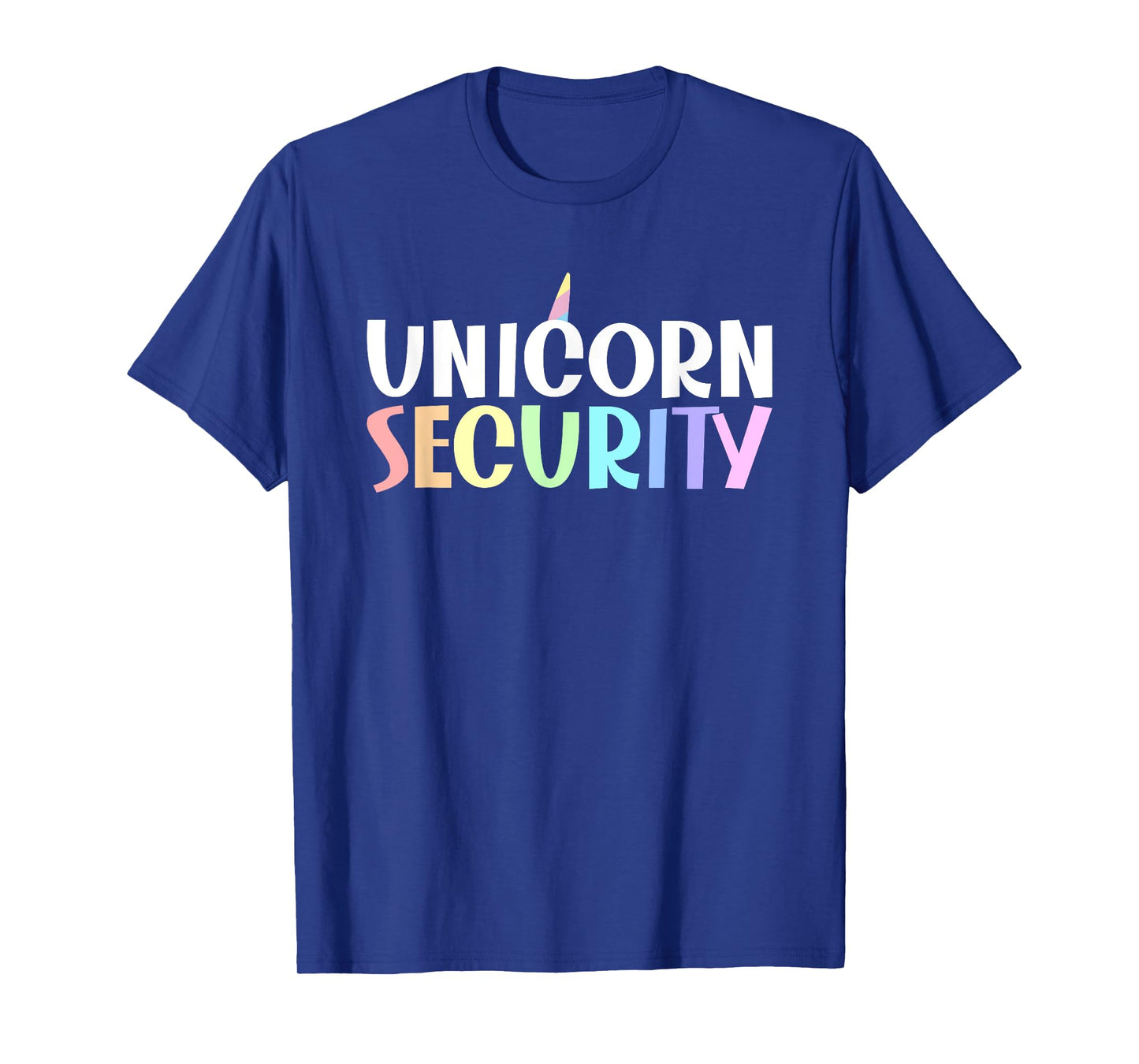 Unicorn Security Dad Brother Halloween Costume Men Boys T-Shirt