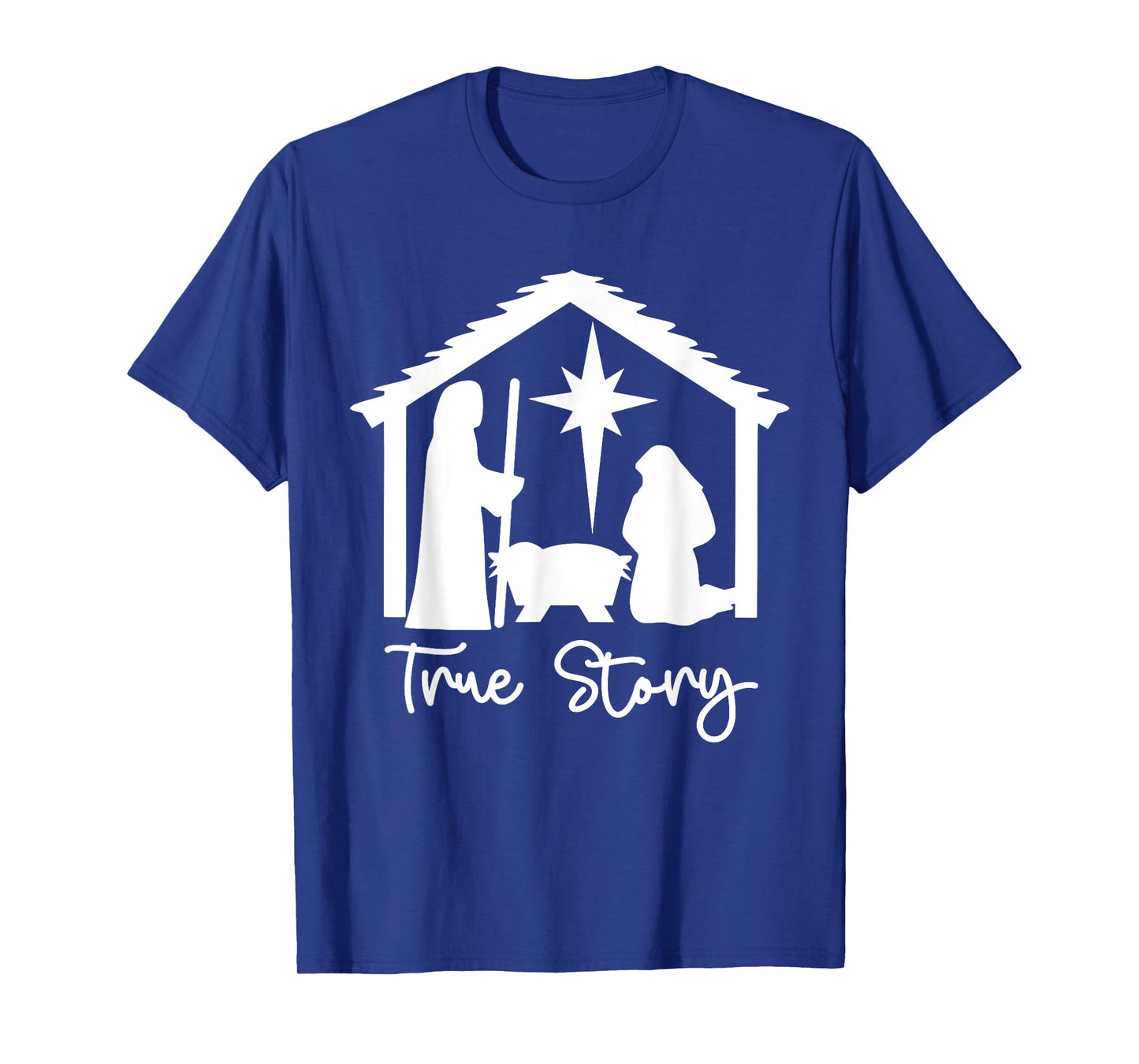 Christian Religious Christmas Nativity Scene True Story T-Shirt