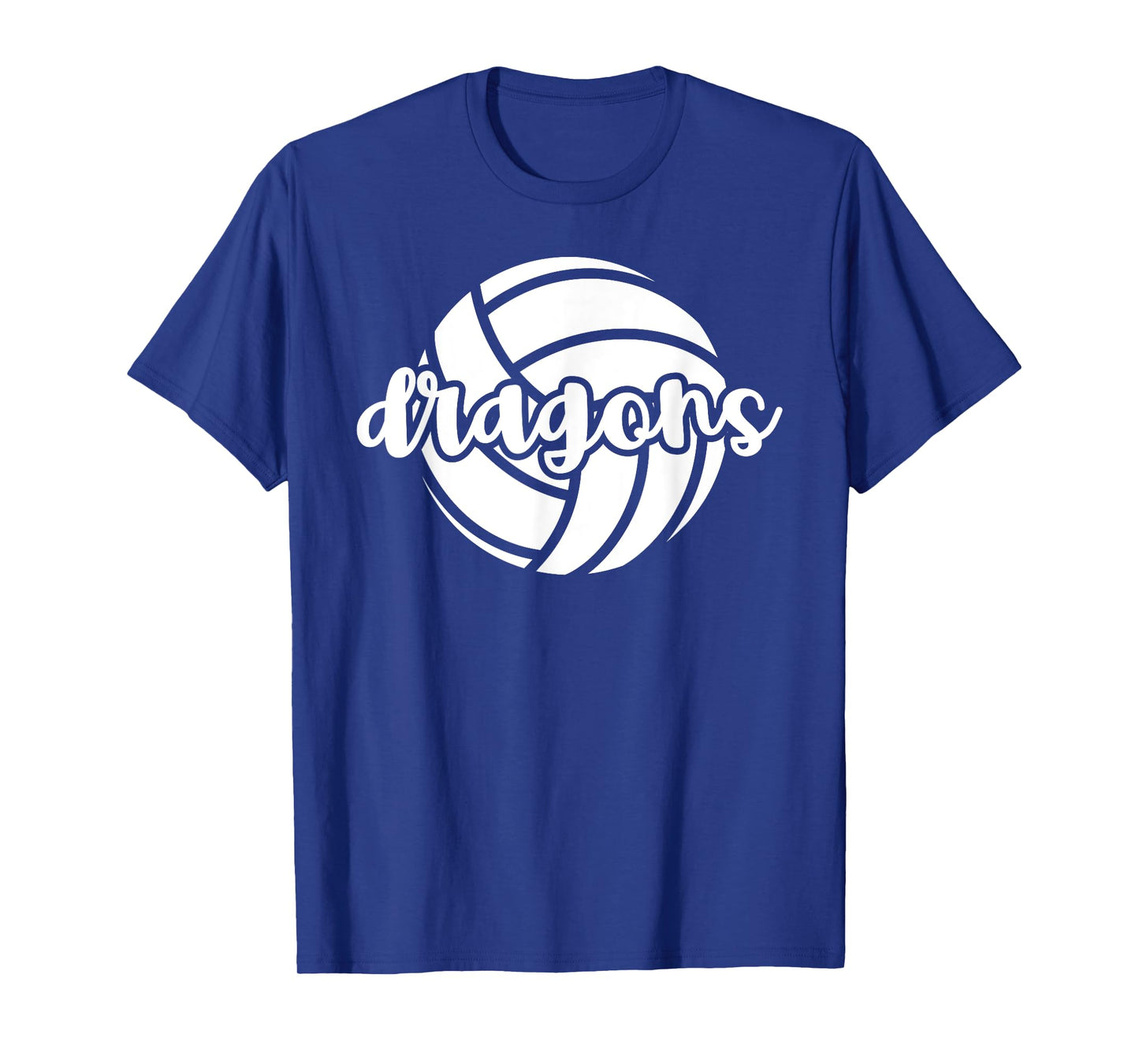 Dragons Volleyball Team Mascot School Spirit Game Night T-Shirt