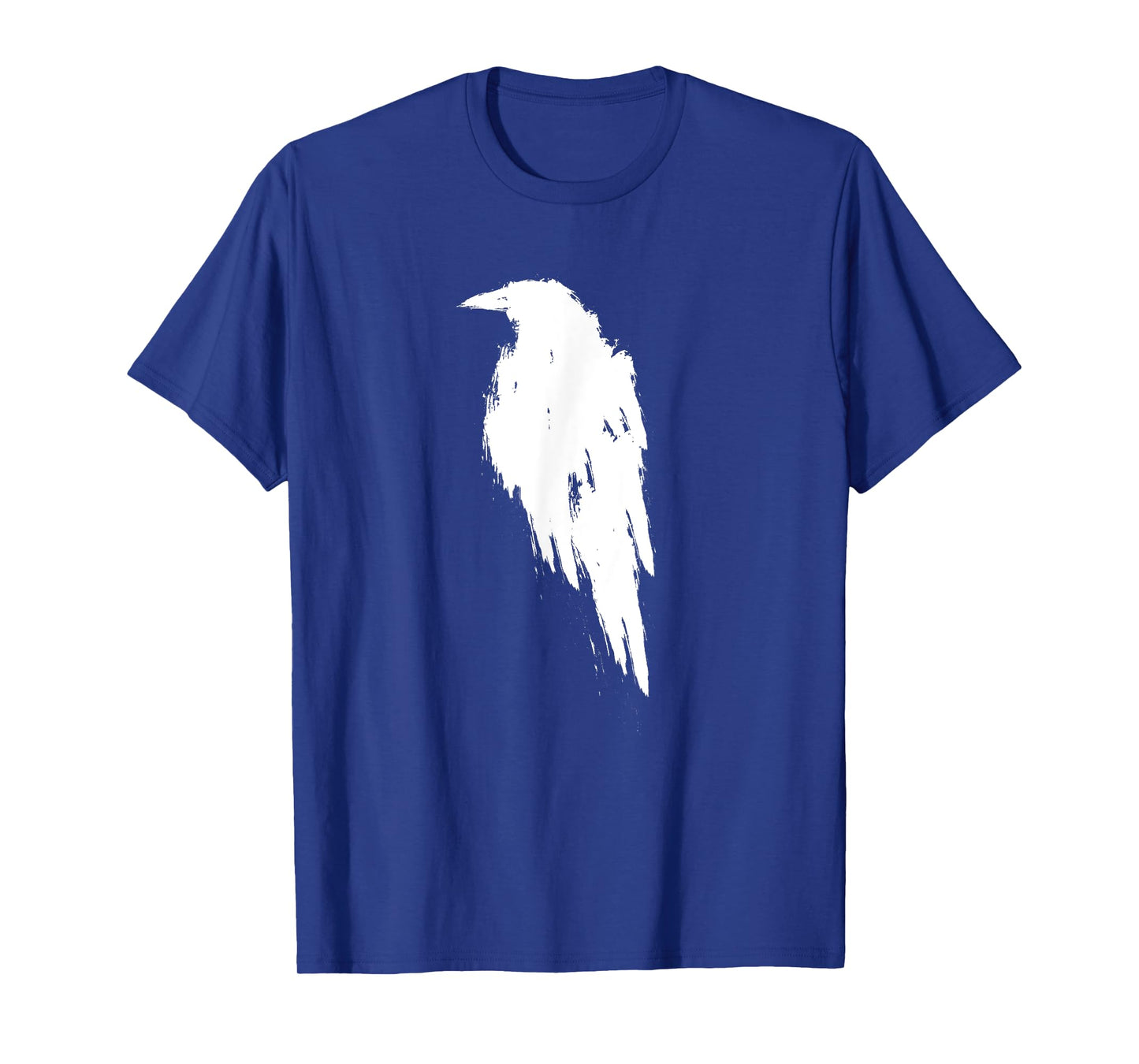Retro Vintage White Raven Crow T-Shirt